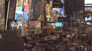Link to Video | Times Square, Manhattan, summer, 2013, metropolis, United States of America, Billboard, night, New York City