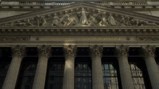 Link zum Video | Wall Street, Architektur, New York Stock Exchange, Börse, RED digital pictures, Vereinigte Staaten, Gebäude, 2021, New York City, Rohdatenformat