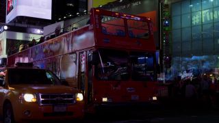 Link to Video | Times Square, Manhattan, summer, metropolis, RED digital pictures, United States of America, Billboard, night, New York City, raw image format