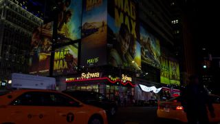 Link to Video | Times Square, Manhattan, metropolis, RED digital pictures, United States of America, Billboard, night, New York City, raw image format