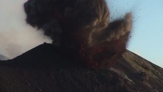 Link to Video | Stromboli, natural phenomenon, active volcano, color, Italy, volcanism, volcanic eruption, volcano