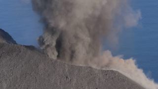 Link to Video | Stromboli, natural phenomenon, active volcano, color, Italy, volcanism, volcanic eruption, volcano