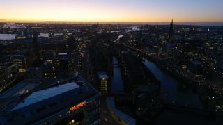 Link to Video | Hamburg, big city, Full High Definition, Germany, color, 4K resolution, aerial shot, Hanseatic city, HDV