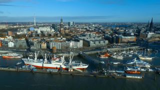 Link to Video | Hamburg, big city, Full High Definition, Germany, color, 4K resolution, aerial shot, Hanseatic city, HDV