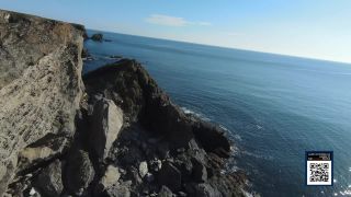 Link to Video | landscape, footage, Brittany, establishing shot, France, sea, steep coast, color, island, 4K resolution, high-angle shot, aerial shot, unmanned aerial vehicle, 2022, Belle Île, coast, Atlantic Ocean