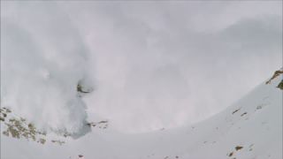 Link to Video | climate change, natural phenomenon, danger, Full High Definition, color, 35 mm film, United States of America, mountain range, snow, avalanche