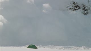 Link to Video | climate change, natural phenomenon, danger, Full High Definition, color, 35 mm film, United States of America, mountain range, snow, avalanche