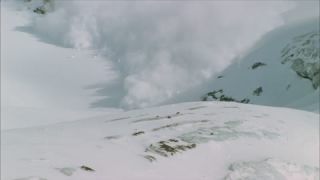 Link to Video | climate change, natural phenomenon, danger, Full High Definition, color, 35 mm film, United States of America, mountain range, snow, avalanche