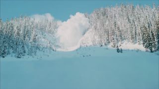 Link to Video | climate change, natural phenomenon, danger, Full High Definition, color, 35 mm film, United States of America, mountain range, snow, avalanche