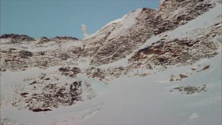 Link to Video | climate change, natural phenomenon, danger, Full High Definition, color, 35 mm film, United States of America, mountain range, snow, avalanche
