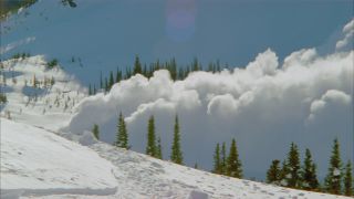 Link to Video | climate change, natural phenomenon, danger, Full High Definition, color, 35 mm film, United States of America, mountain range, snow, avalanche
