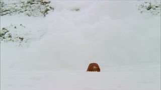 Link to Video | climate change, natural phenomenon, danger, Full High Definition, color, 35 mm film, United States of America, mountain range, snow, avalanche
