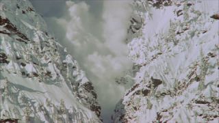Link to Video | climate change, natural phenomenon, danger, Full High Definition, color, 35 mm film, United States of America, mountain range, snow, avalanche