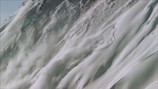 Link to Video | climate change, natural phenomenon, danger, Full High Definition, color, 35 mm film, United States of America, mountain range, snow, avalanche