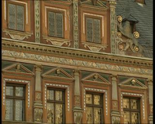 Link to Video | Fischmarkt, Thuringia, German Democratic Republic, Erfurt, 1990, old town, eastern Germany