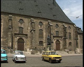 Link to Video | Thuringia, German Democratic Republic, 1990, Weimar, eastern Germany