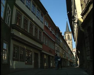 Link to Video | Thuringia, German Democratic Republic, Erfurt, 1990, old town, eastern Germany