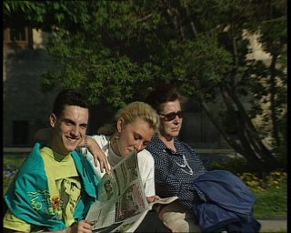 Link to Video | Thuringia, German Democratic Republic, Erfurt, 1990, Krämerbrücke, eastern Germany