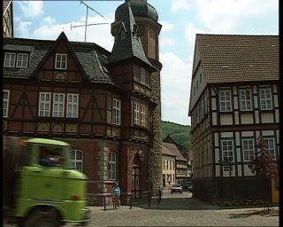 Link to Video | Saxony, German Democratic Republic, 1990, color, standard-definition television, 1990s, tourist attraction, Stolberg, Betacam SP, eastern Germany