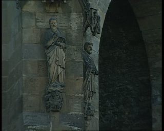 Link to Video | Thuringia, German Democratic Republic, Erfurt, 1990, Christian Church, Erfurt Cathedral, eastern Germany