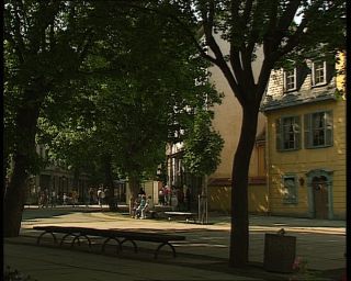 Link to Video | Thuringia, German Democratic Republic, 1990, Weimar, eastern Germany