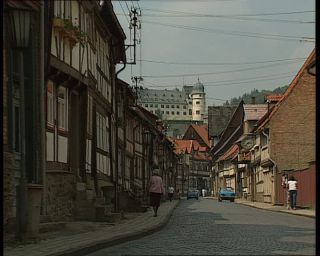 Link to Video | Saxony, German Democratic Republic, 1990, color, standard-definition television, 1990s, tourist attraction, Stolberg, Betacam SP, eastern Germany