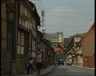 Link to Video | Saxony, German Democratic Republic, 1990, color, standard-definition television, 1990s, tourist attraction, Stolberg, Betacam SP, eastern Germany