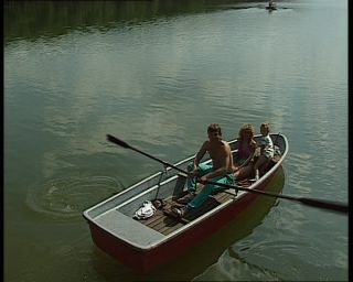 Link to Video | rowing boat, Mecklenburg-Western Pomerania, German Democratic Republic, Feldberg Lake District Nature Park, 1990, color, standard-definition television, 1990s, Feldberg, Betacam SP