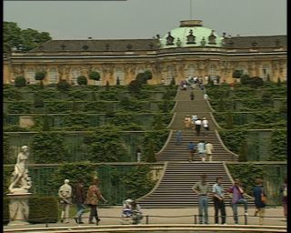 Link to Video | Sanssouci, German Democratic Republic, Germany, 1990, color, standard-definition television, 1990s, Betacam SP