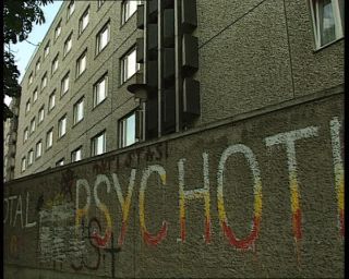 Link to Video | Plattenbau, residential building, German Democratic Republic, Dresden, façade, 1990, prefabricated home, building, eastern Germany