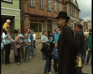 Link to Video | Mecklenburg-Western Pomerania, Saxony, German Democratic Republic, 1990, Mecklenburg, Parchim, eastern Germany