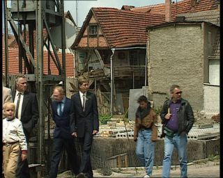 Link to Video | Mecklenburg-Western Pomerania, Saxony, German Democratic Republic, 1990, Mecklenburg, Parchim, eastern Germany