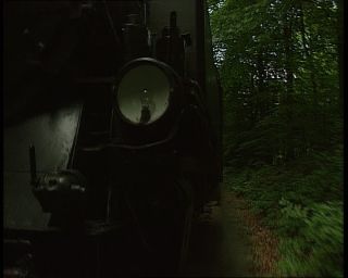 Link to Video | German Democratic Republic, steam locomotive, 1990, color, standard-definition television, Rügen, 1990s, Deutsche Reichsbahn (GDR), Betacam SP, train, Rügensche Kleinbahn, eastern Germany