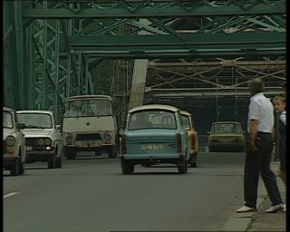 Link to Video | Saxony, bridge, German Democratic Republic, Dresden, 1990, Loschwitz Bridge, tourist attraction, eastern Germany
