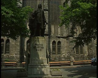 Link to Video | Saxony, German Democratic Republic, church building, St. Thomas Church, 1990, Leipzig, eastern Germany