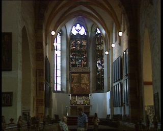 Link to Video | Saxony, German Democratic Republic, church building, St. Thomas Church, 1990, Leipzig, eastern Germany