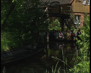 Link to Video | cultural landscape, Spreewald, German Democratic Republic, 1990, color, eastern Germany