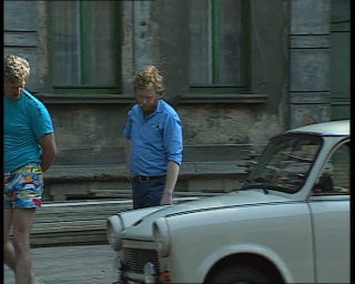 Link to Video | Saxony, architecture, German Democratic Republic, façade, 1990, Leipzig, building, working class quarter, eastern Germany