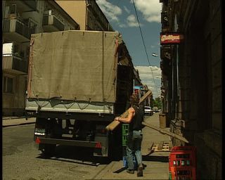 Link to Video | Saxony, German Democratic Republic, Dresden, 1990, Dresden-Neustadt, eastern Germany