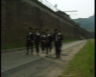 Link to Video | tourist destination, Saxony, maritime transport, Elbe, German Democratic Republic, 1990, color, standard-definition television, Elbe Sandstone Mountains, 1990s, tour boat ride, river, Betacam SP, eastern Germany