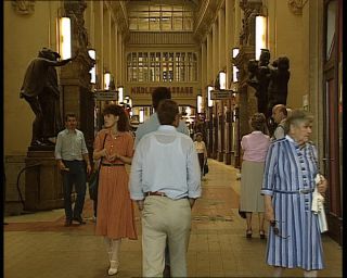 Link to Video | Saxony, covered passageway, passageway, Mädlerpassage, German Democratic Republic, Leipzig, heritage site, sculpture, eastern Germany
