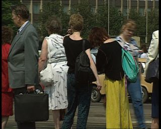 Link to Video | Saxony, German Democratic Republic, 1990, Leipzig, eastern Germany