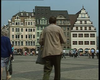 Link to Video | Saxony, German Democratic Republic, 1990, Leipzig, eastern Germany