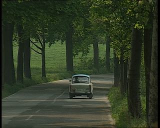 Link to Video | passenger car, motor car, Trabant, German Democratic Republic, 1990, color, standard-definition television, 1990s, Betacam SP, eastern Germany