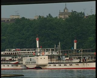 Link to Video | steamship, maritime transport, Elbe, German Democratic Republic, Dresden, steamboat, 1990, river, Dresden, eastern Germany