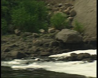 Link to Video | environmental pollution, Elbe, German Democratic Republic, Dresden, 1990, wastewater, river, pollution, eastern Germany