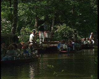 Link to Video | cultural landscape, Spreewald, German Democratic Republic, 1990, color, eastern Germany