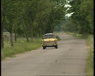 Link to Video | passenger car, motor car, Trabant, German Democratic Republic, 1990, color, standard-definition television, 1990s, Betacam SP, eastern Germany