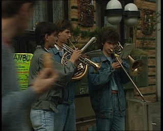 Link to Video | Mecklenburg-Western Pomerania, German Democratic Republic, 1990, Mecklenburg, Rostock, old town, eastern Germany