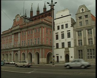 Link to Video | Mecklenburg-Western Pomerania, German Democratic Republic, 1990, Mecklenburg, Rostock, old town, eastern Germany